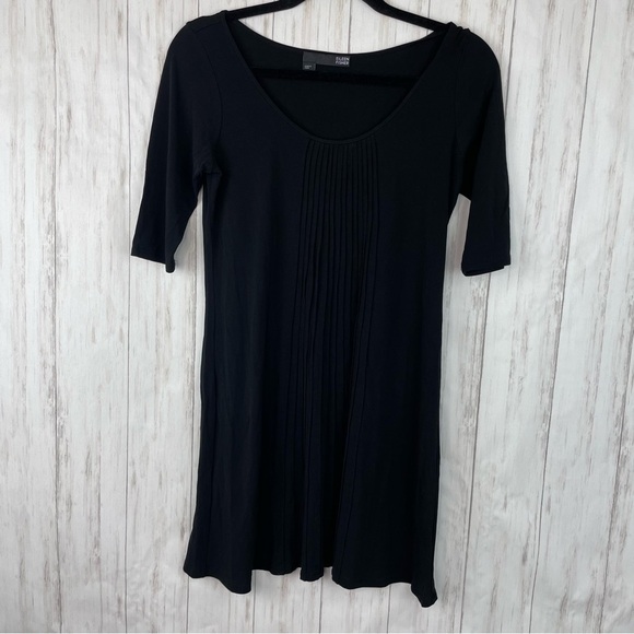 Eileen Fisher 100% silk black blouse - Picture 1 of 4